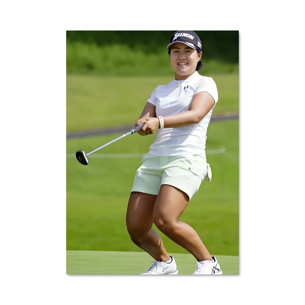 Poster Birdie en Blanc – affiche Golf